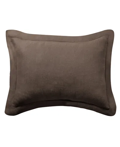 Levtex Washed Linen Sham, King In Brown