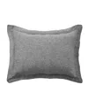 Levtex Washed Linen Sham, King In Grey