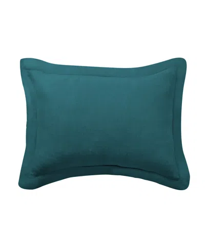 Levtex Washed Linen Sham, King In Teal
