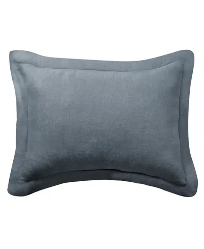 Levtex Washed Linen Sham, Standard In Blue