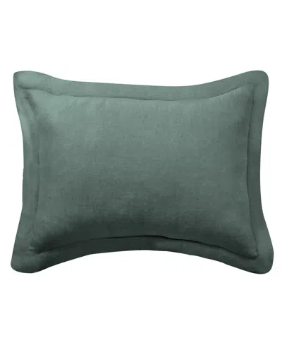Levtex Washed Linen Sham, Standard In Green