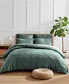 Levtex Washed Linen Solid Duvet Cover, Twin/twin Xl In Green