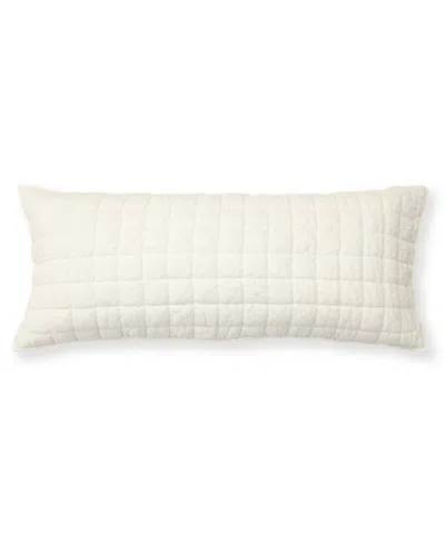Levtex Whisper Textured Decorative Pillow, 14" X 36" In White