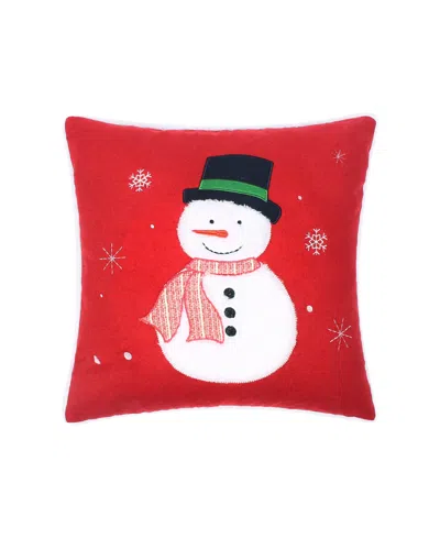 Levtex White Pine Applique Decorative Pillow, 18" X 18" In Multi