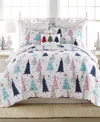 Levtex White Pine Whimsical Trees 3-pc. Quilt Set, King In White