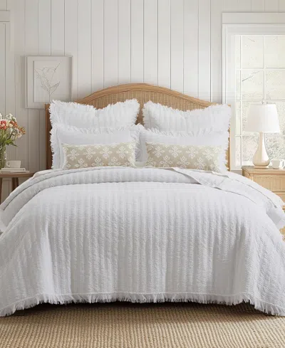 Levtex Wilhemina Stone Washed 2-pc. Quilt Set, Twin/twin Xl In White