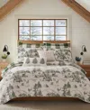 Levtex Winter Sleigh Ride Reversible 3-pc. Quilt Set, Full/queen In Green