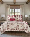 Levtex Winter Sleigh Ride Reversible 3-pc. Quilt Set, King/california King In Red