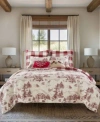 Levtex Winter Sleigh Ride Reversible Quilt Sets In Red