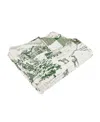 Levtex Winter Sleigh Ride Reversible Quilted Throw, 50" X 60" In Green