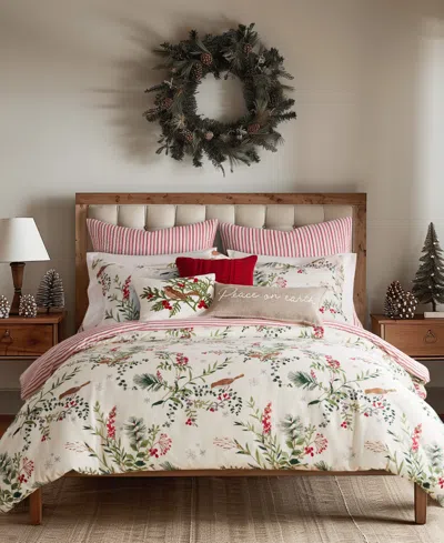 Levtex Winterberry Forest Reversible 3-pc. Duvet Cover Set, Full/queen In Green