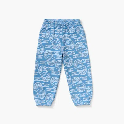 Lewis Kids' Boy's Alligator Sweatpants In Blue