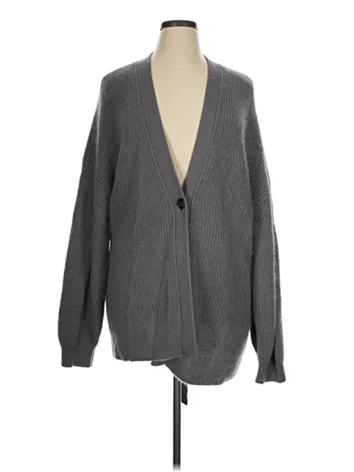 Pre-owned Lewit Cardigan Sweater In Gray