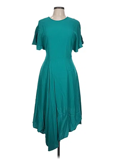 Pre-owned Lewit Cocktail Dress In Teal