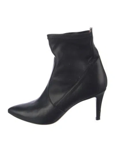 Pre-owned Lewit Leather Boots In Black