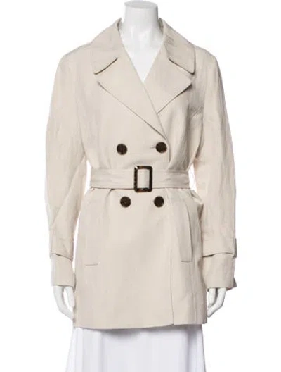 Pre-owned Lewit Linen Jacket In Neutral