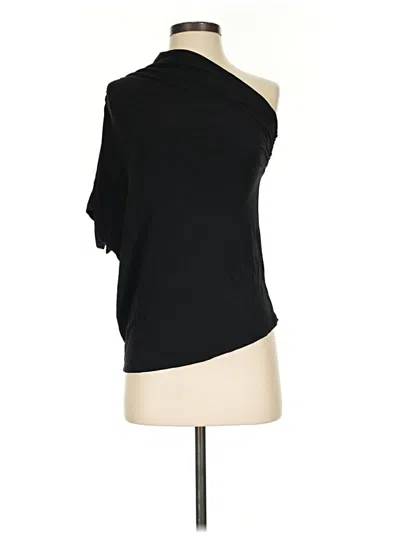 Pre-owned Lewit Short Sleeve Turtleneck In Black