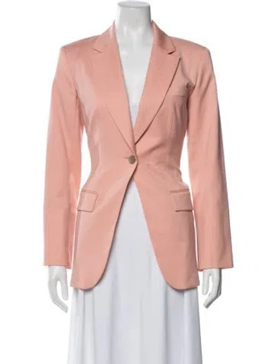 Pre-owned Lewit Virgin Wool Blazer In Pink