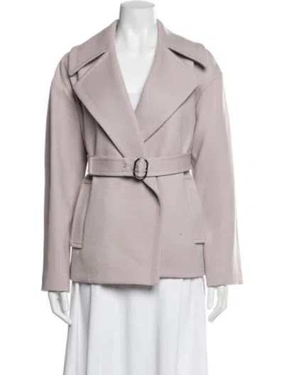 Pre-owned Lewit Virgin Wool Jacket In Pink
