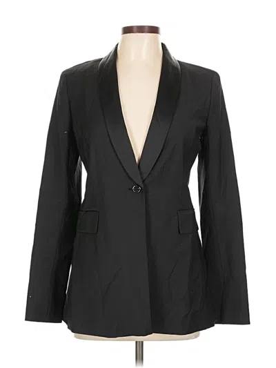 Pre-owned Lewit Wool Blazer Jacket In Black