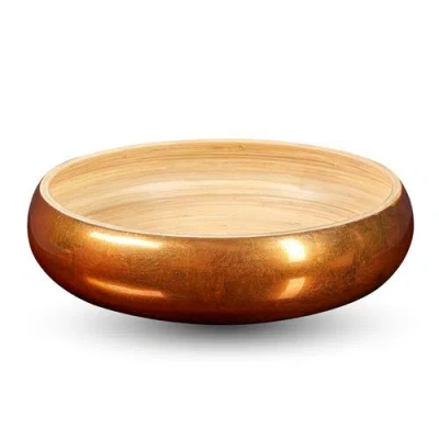 Lexa Fruit Bowl, 12 Inch In Brown