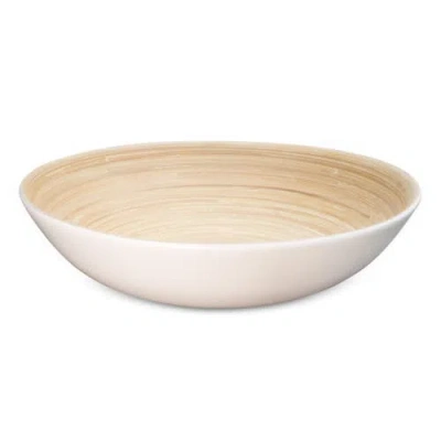 Lexa Salad Bowl, 14 Inch In White