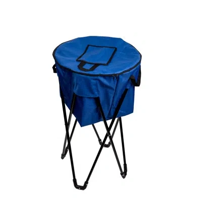 Lexi Home 50 Liter Soft-sided Insulated Camping Party Chest Cooler In Blue