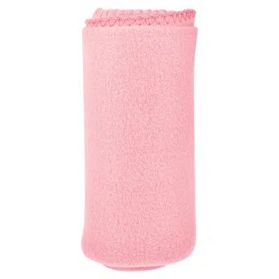 Lexi Home Cozy Comfort Fleece Throw Blanket In Pink