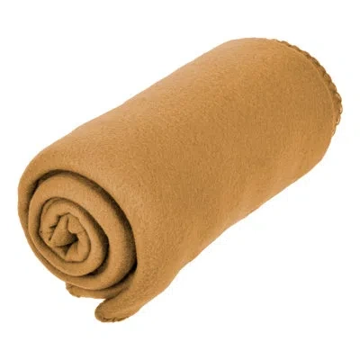 Lexi Home Cozy Comfort Fleece Throw Blanket In Tan