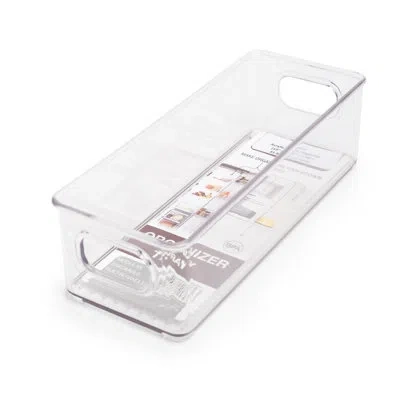Lexi Home Petite Acrylic Food Storage Fridge Bin In Clear