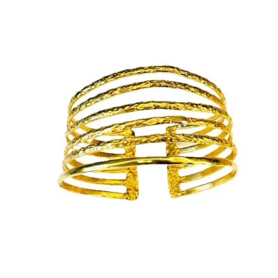 Lexi Jewelry Women's Gold Empress Cuff