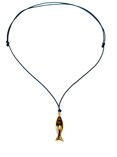Lexi Jewelry Women's Gold Oro Maré Fish Necklace
