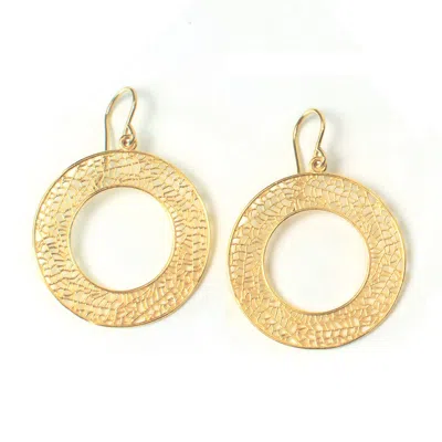 Lexi Jewelry Women's Gold Sea Fan Hoops