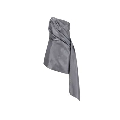 Studio Lexi Women's Grey Lena Dress - Steel