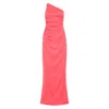 Studio Lexi Women's Pink / Purple Aurea Dress - Flamingo In Pink/purple
