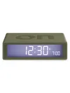 Lexon Kids' Flip+ Radio Controlled Reversible Lcd Alarm Clock In Green