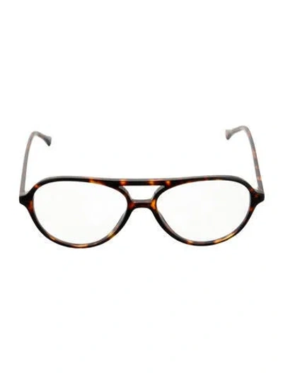 Pre-owned Lexxola Aviator Eyeglasses In Brown