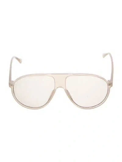 Pre-owned Lexxola Aviator Gradient Sunglasses In Neutral