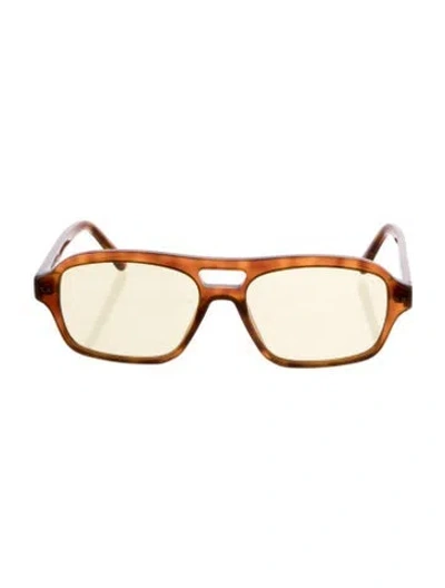 Pre-owned Lexxola Aviator Tinted Sunglasses In Brown