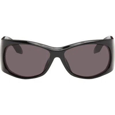 Lexxola Black Carmen Sunglasses In Black & Black