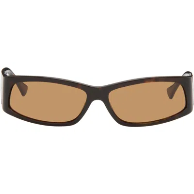 Lexxola Brown Sami Sunglasses In Burnt Tort & Honey