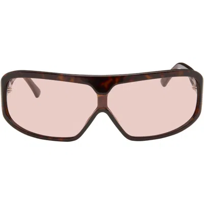Lexxola Brown Skye Sunglasses In Burnt Tort & Candy