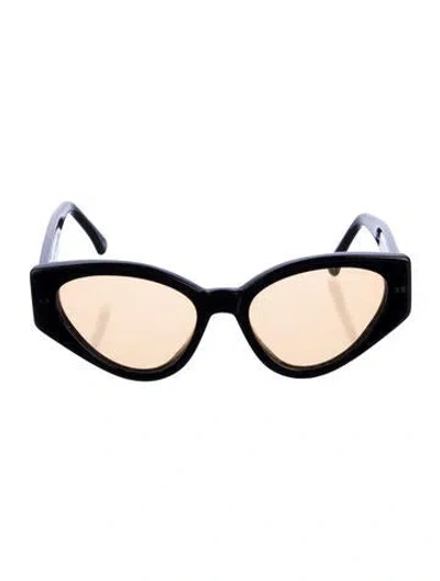 Pre-owned Lexxola Cat-eye Tinted Sunglasses In Black