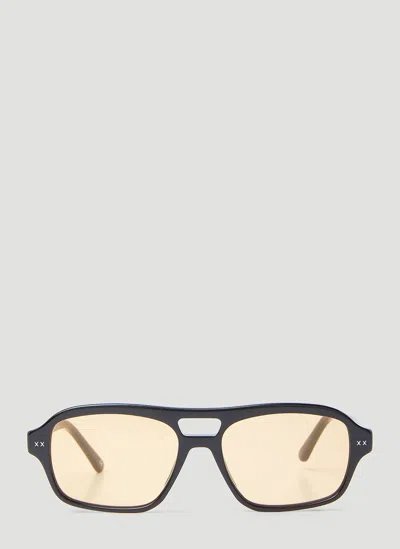 Lexxola Damien Aviator Sunglasses In Black