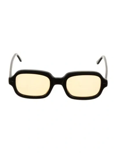 Pre-owned Lexxola Narrow Tinted Sunglasses In Black