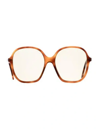 Pre-owned Lexxola Oversize Tinted Sunglasses In Brown
