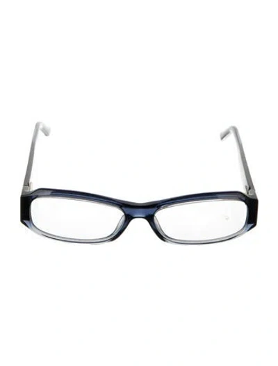 Pre-owned Lexxola Round Eyeglasses In Blue