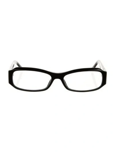 Pre-owned Lexxola Square Clear Sunglasses In Black