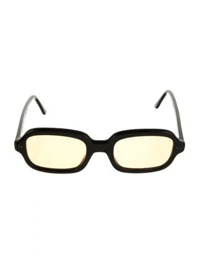 Pre-owned Lexxola Square Tinted Sunglasses In Black/orange