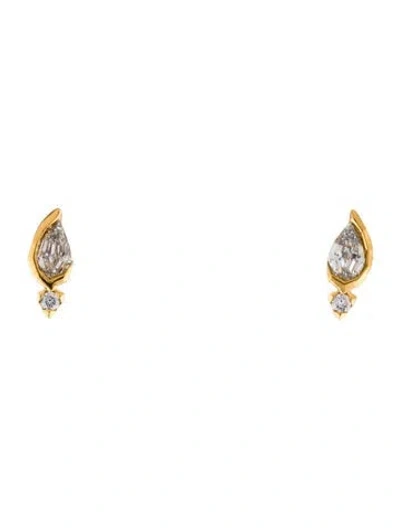 Pre-owned Leya Lab-grown Diamond Drop Earrings In Multi